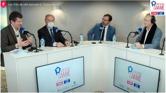 Stéphane Aubay sur le plateau de Radio Immo/Le Figaro Immo