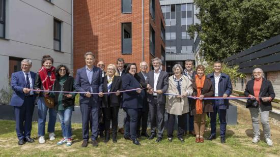 Inauguration des résidences Ô Brienne et Reflets de Brienne dans le quartier des Amidonniers à Toulouse