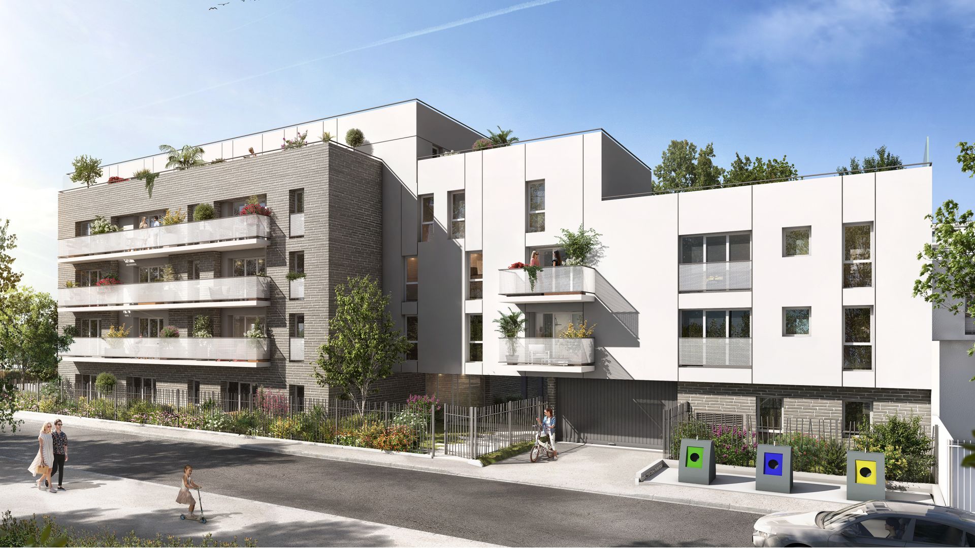 Greencity Immobilier - Résidence Amplitude - achat appartements neufs du T1 au T5 - Bezons - 95870 - Bât A