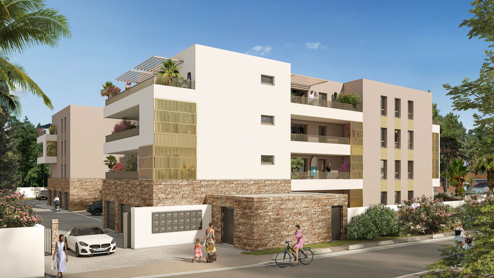 Greencity immobilier - achat appartements neufs du T2 au T4 - Résidence Azuréa - Valras-Plage - 34350