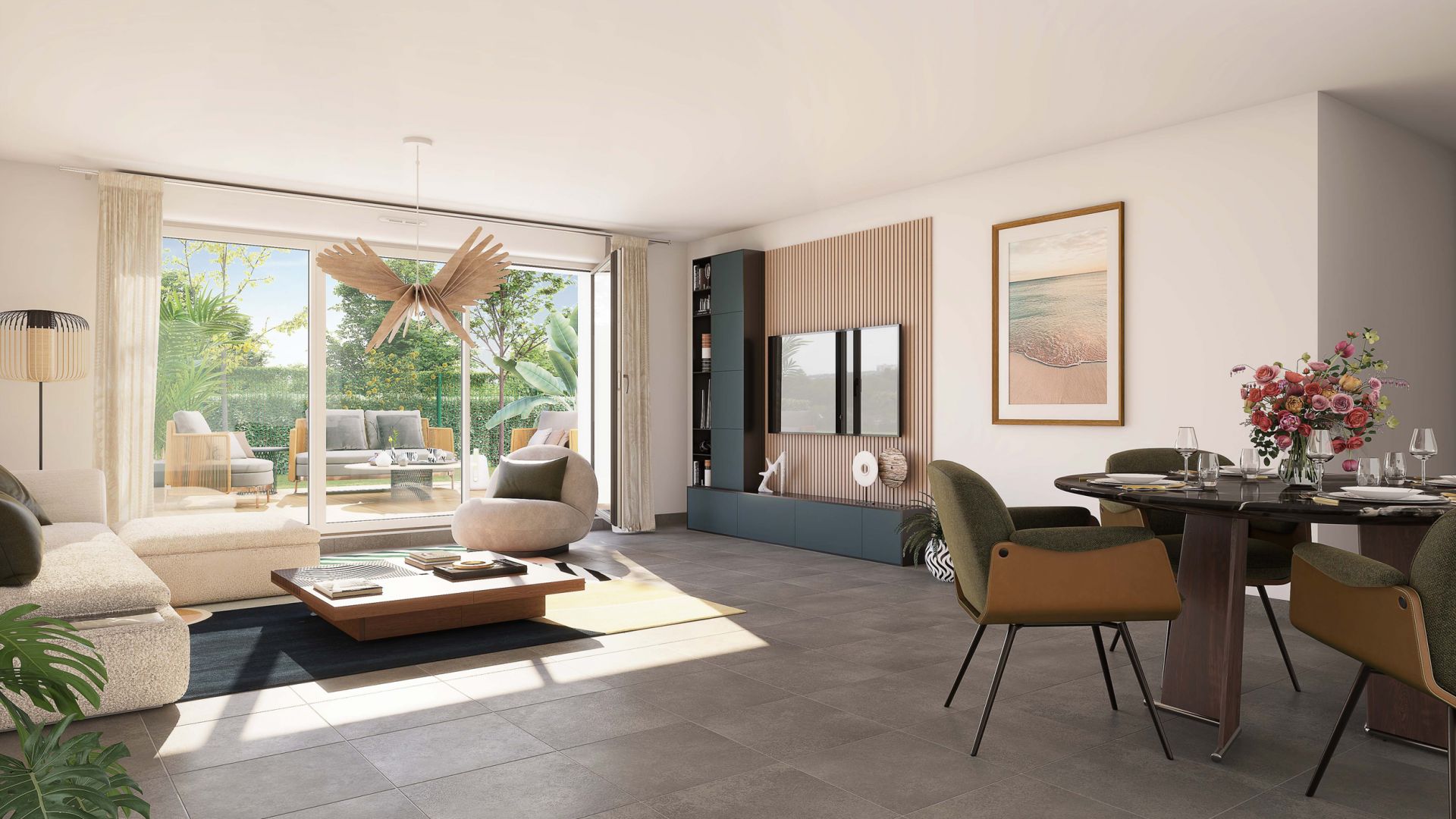 Greencity immobilier - achat appartements neufs du T2 au T4 - Résidence Azuréa - Valras-Plage - 34350