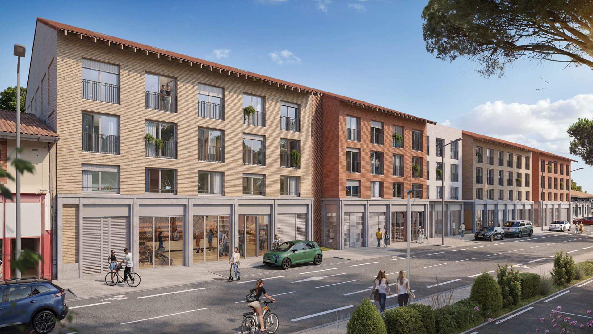 Greencity immobilier - achat appartements neufs du T1 au T5 - Résidence Casa Trendy - 31400 Toulouse