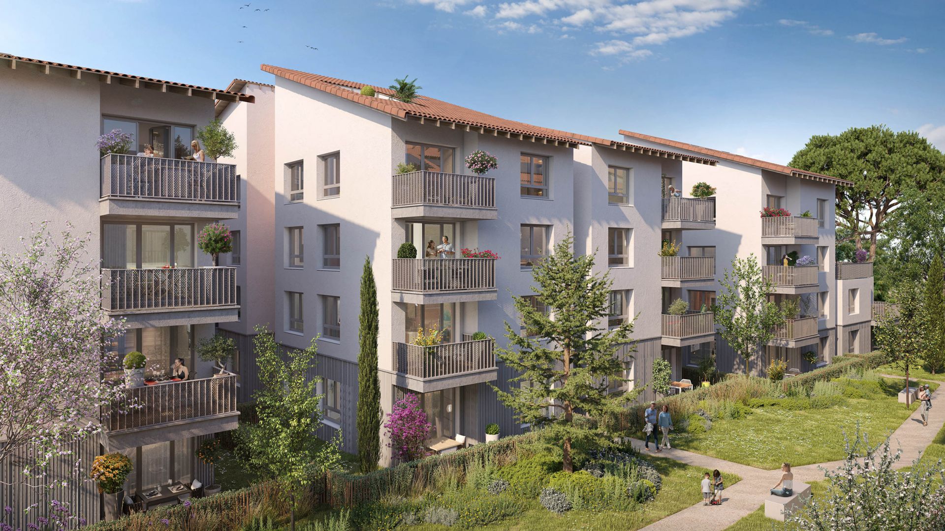 Greencity immobilier - achat appartements neufs du T1 au T5 - Résidence Casa Trendy - 31400 Toulouse
