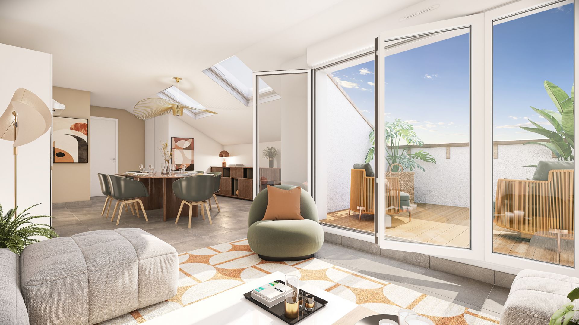 Greencity immobilier - achat appartements neufs du T1 au T5 - Résidence Casa Trendy - 31400 Toulouse