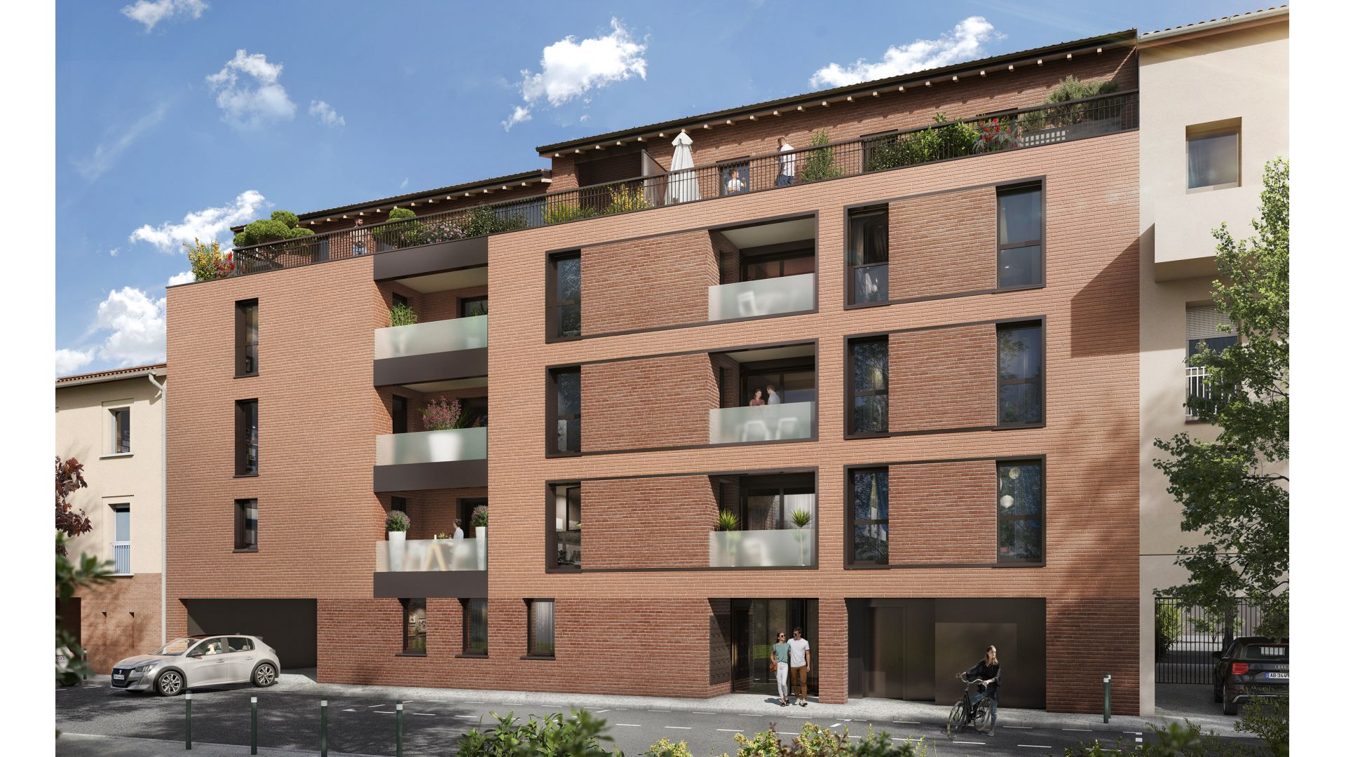 Greencity immobilier - achat appartements neufs du T1 au T5 - Résidence Central Park - 31400 Toulouse
