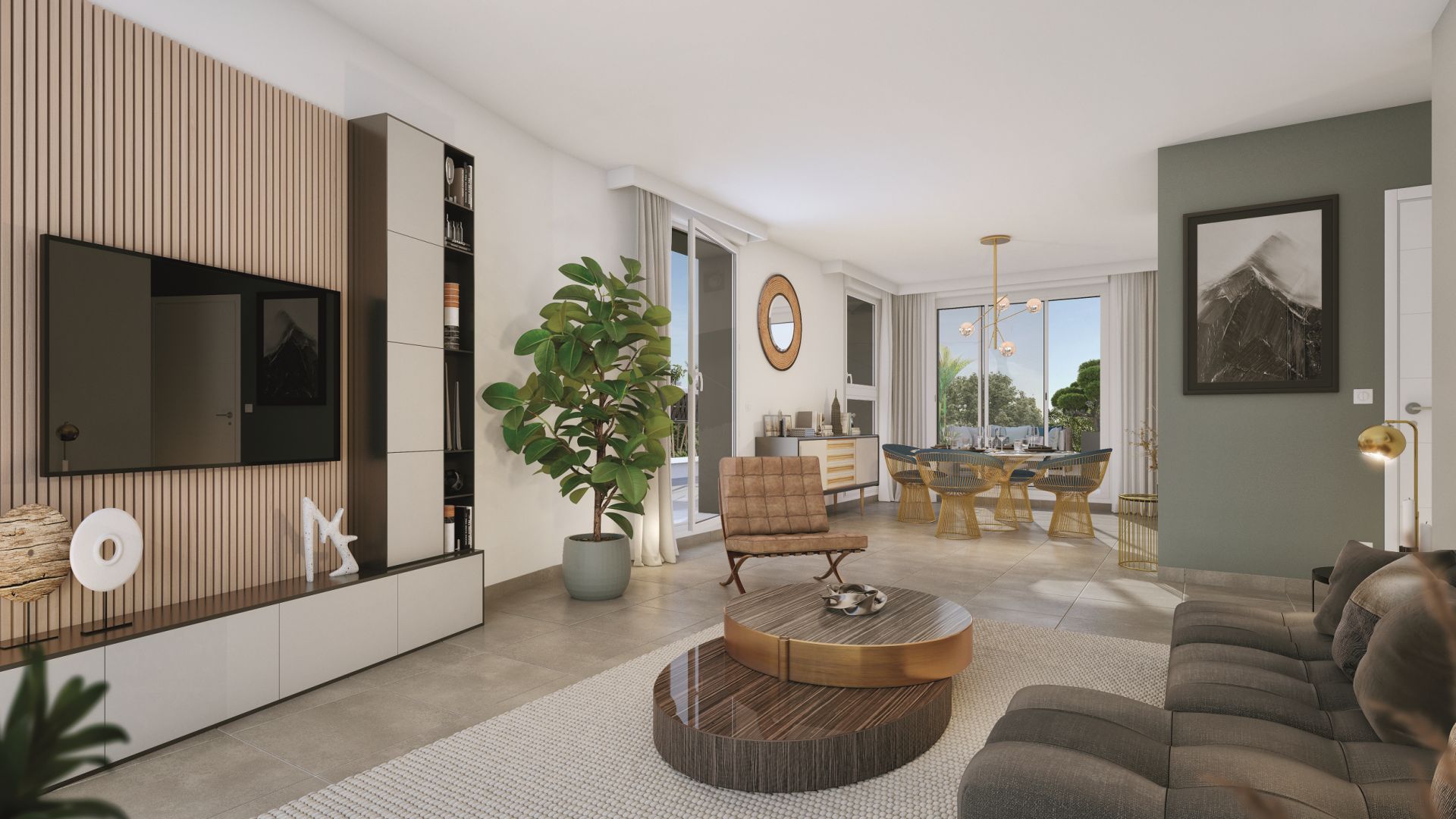 Greencity immobilier - achat appartements neufs du T2 au T4 - Résidence Le City View - 73000 Chambéry   - vue intérieure