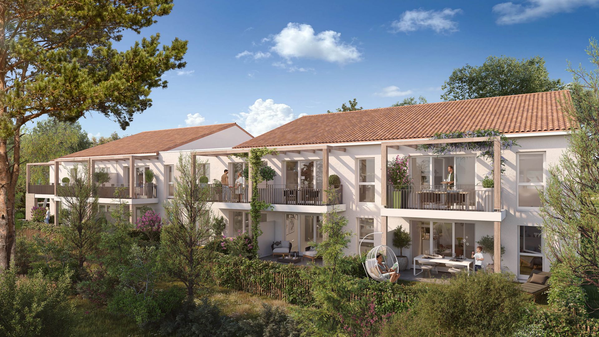 Greencity immobilier - achat appartements neufs T2 et T3 - Résidence Clos Chatenay - 85440 TALMONT-SAINT-HILAIRE