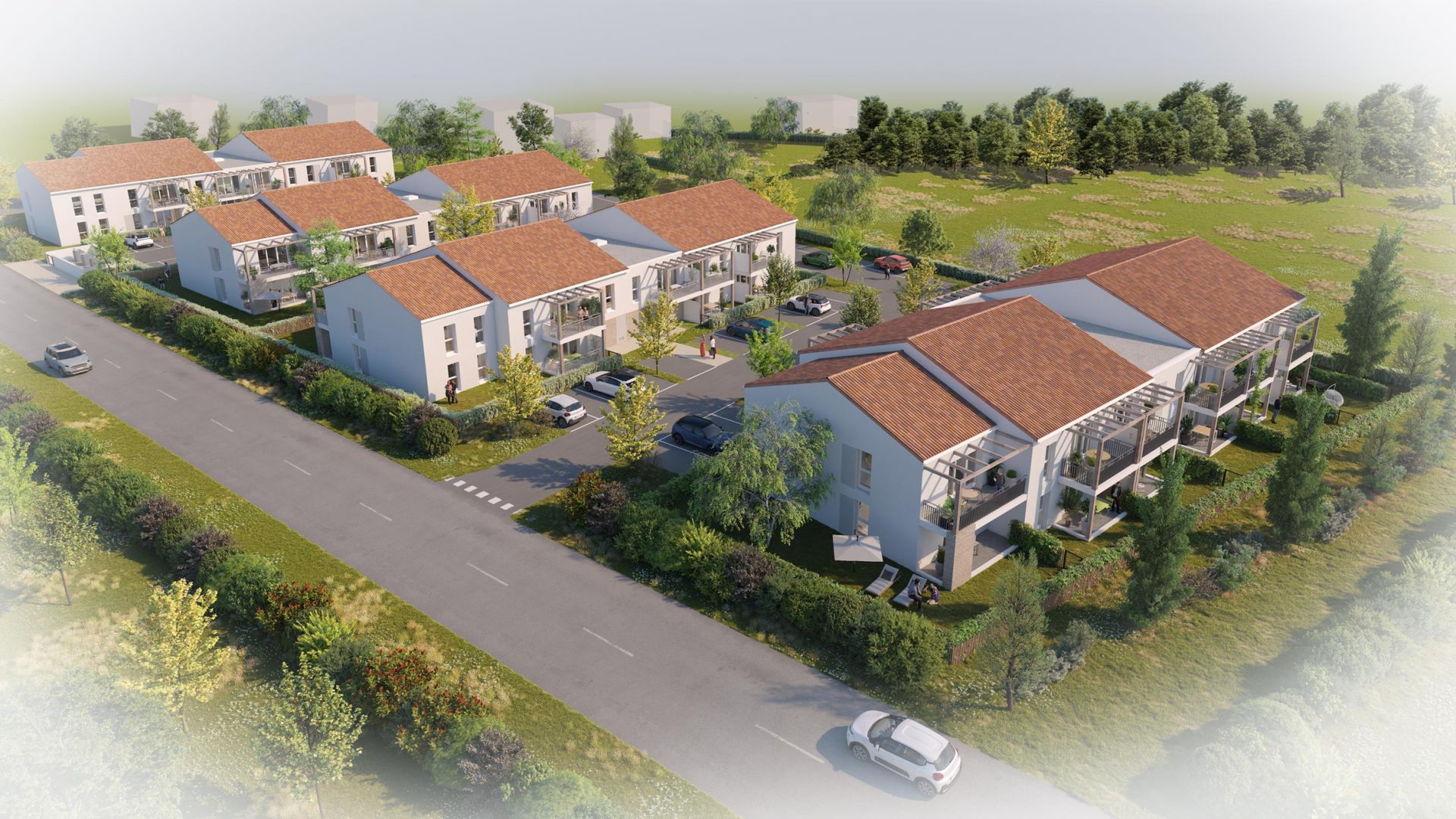 Greencity immobilier - achat appartements neufs T2 et T3 - Résidence Clos Chatenay - 85440 TALMONT-SAINT-HILAIRE