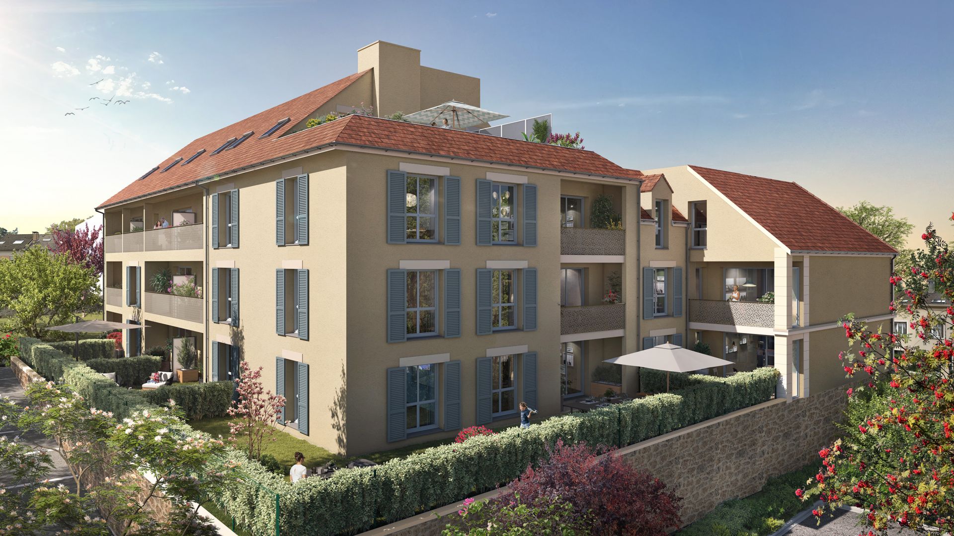Greencity immobilier - achat appartements neufs du T1 au T4Duplex - Résidence Clos Séverac - 91290  Arpajon