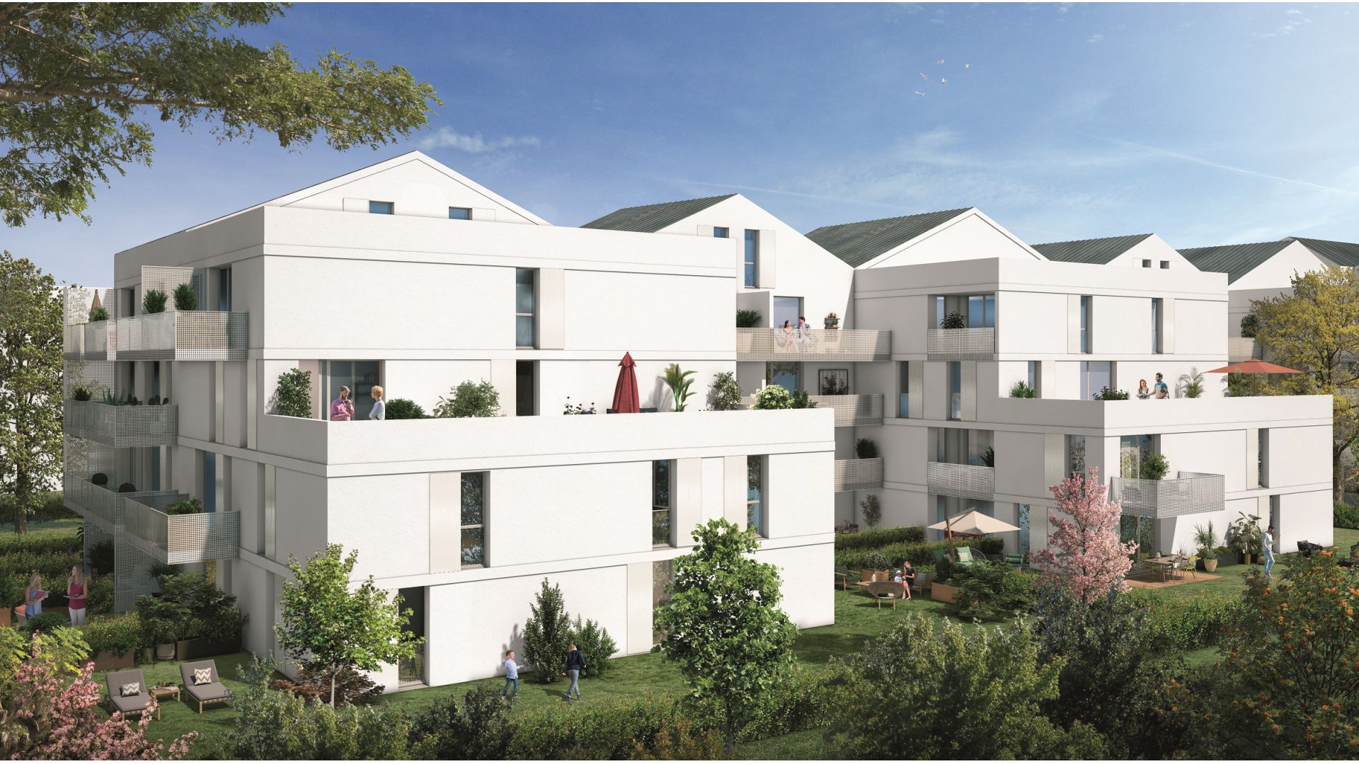 Greencity Immobilier - Résidence Coeur Floréal - 31200 Toulouse Minimes - appartements neufs du T1 au T4