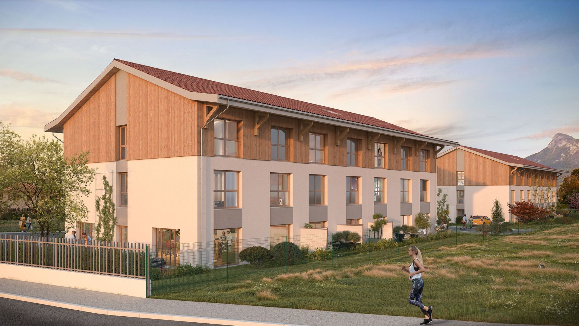 Greencity immobilier - achat appartements neufs du T1 au T2 - Résidence Columbia - 74950 Scionzier