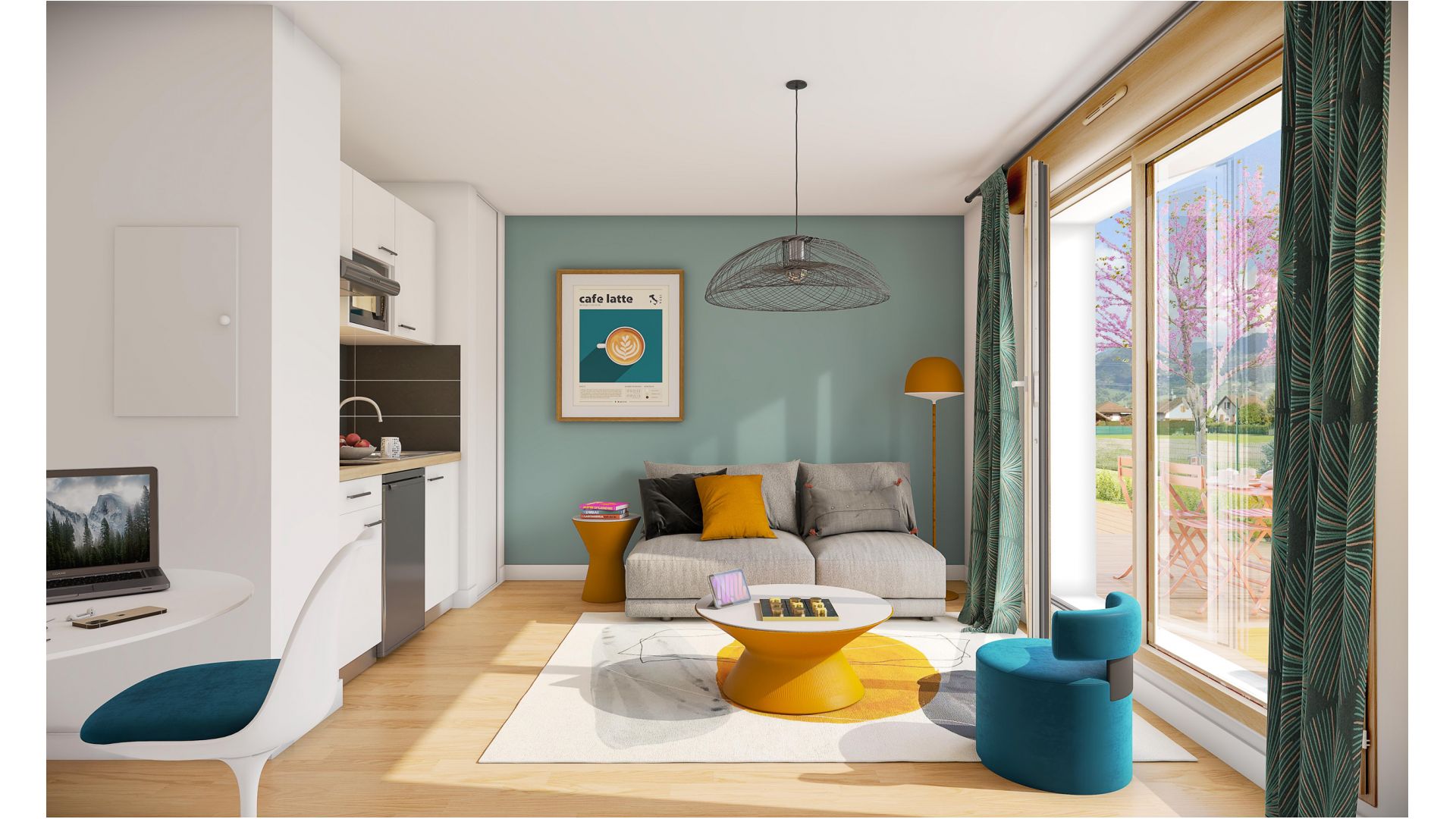 Greencity immobilier - achat appartements neufs du T1 au T2 - Résidence Columbia - 74950 Scionzier