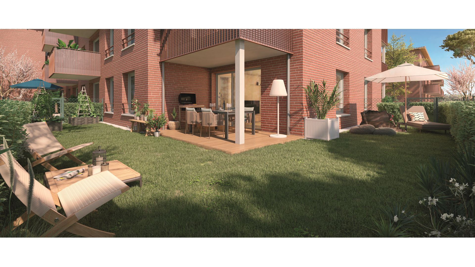 Greencity immobilier - achat appartements neufs du T1Bis au T4 - Résidence Confluences 1 - Labarthe-sur-Lèze - 31860