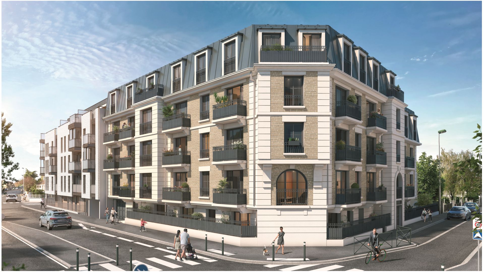 Greencity Immobilier - Cours Boileau - achat appartements neufs du T1 au T5 - Aulnay-sous-Bois - 93600