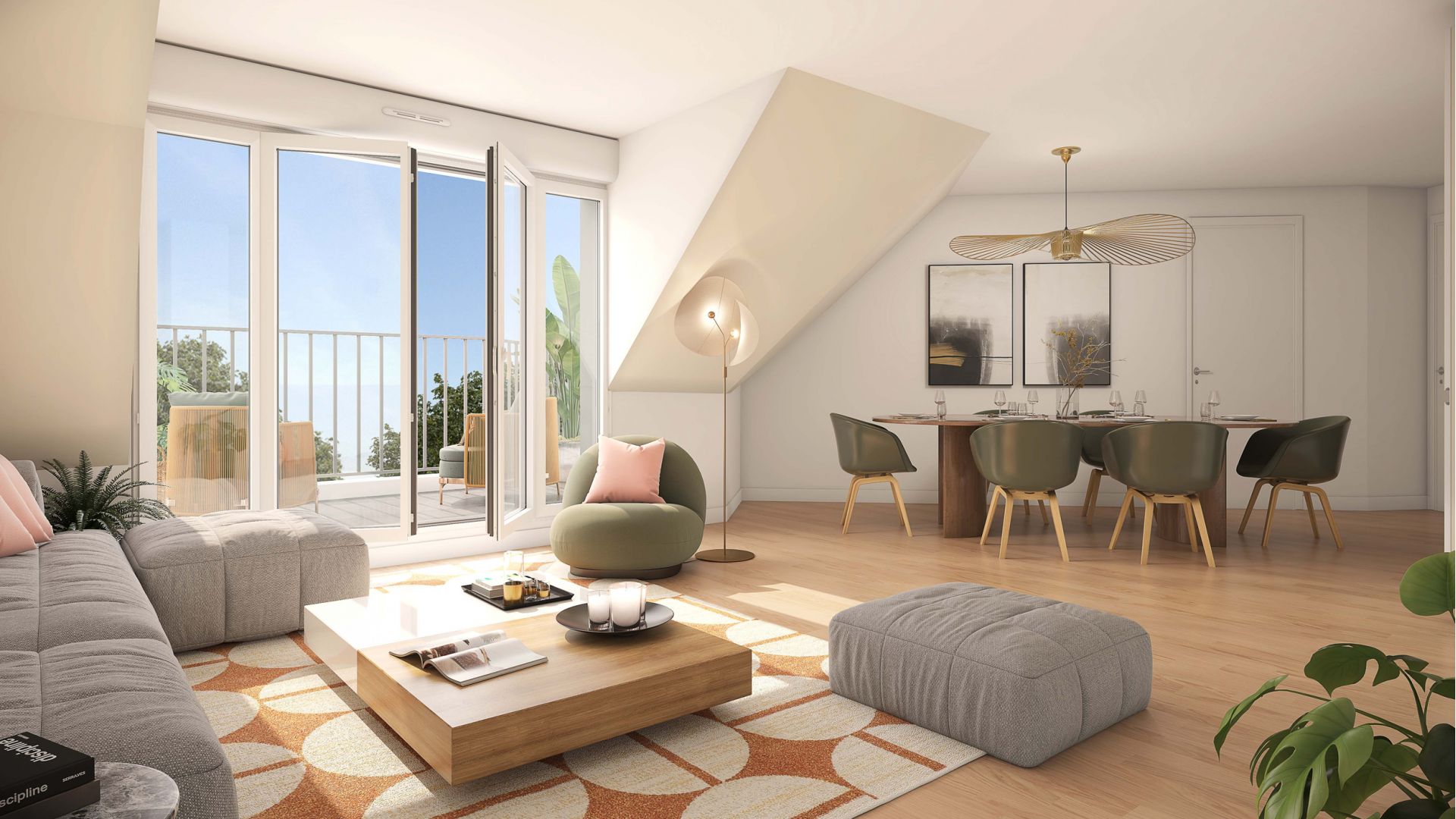 Greencity immobilier - achat appartements neufs du T2 au T5 - Résidence Cours Saint-Pierre - Gonesse 95500