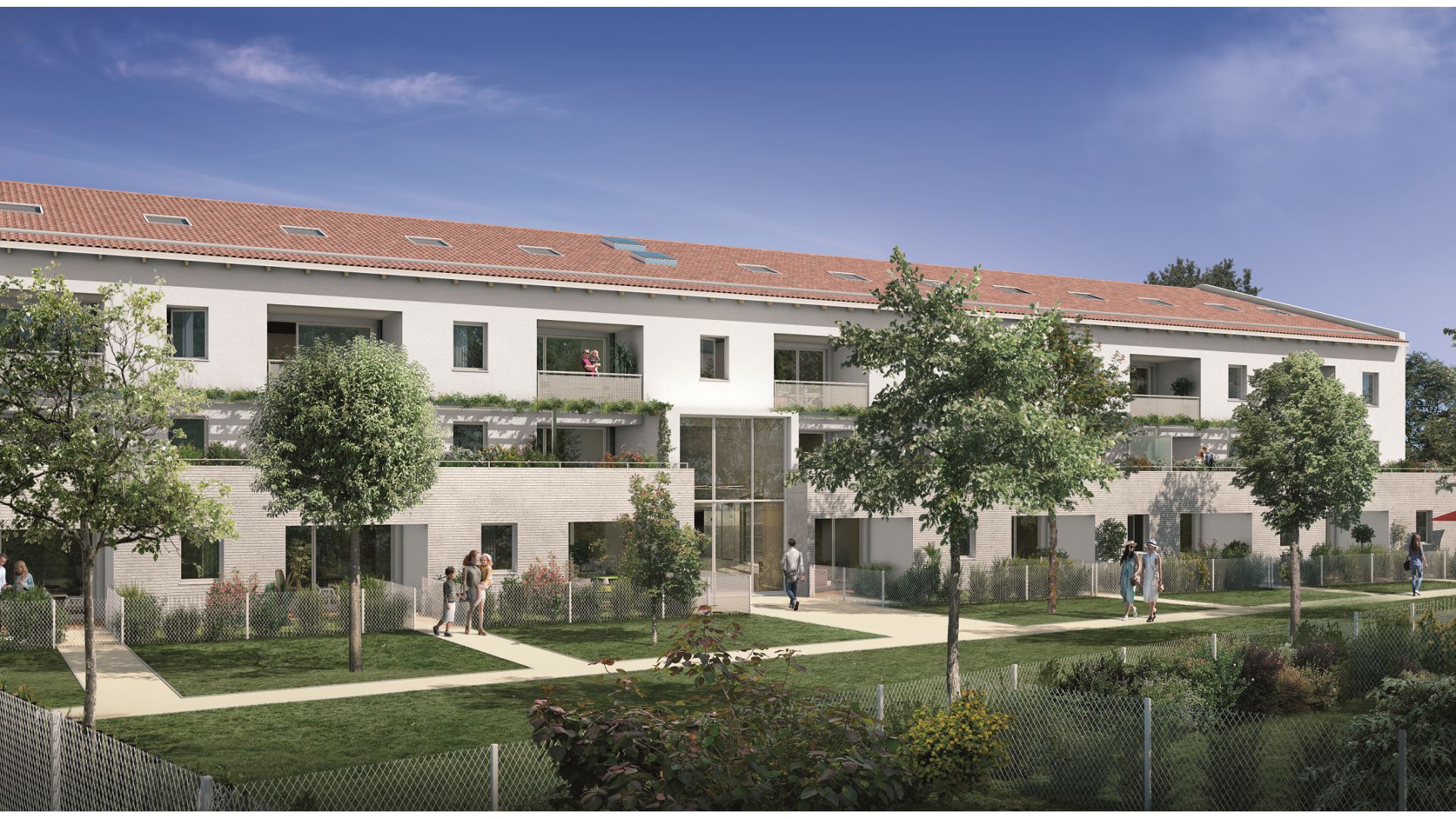 GreenCity immobilier - Saint-Jory - 31790 - Résidence Domaine D'Ophélia - appartements neufs du T2 au T4 et villas T3 et T5