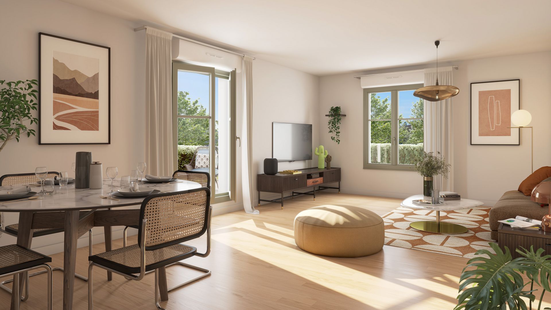 Greencity immobilier - achat appartements neufs du T1 au T3 et villas neuves du T3 au T5 - Résidence Duc de Sully - Rosny-sur-Seine  