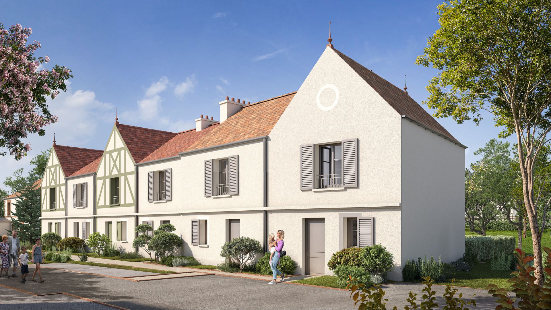Greencity immobilier - achat appartements neufs du T1 au T3 et villas neuves du T3 au T5 - Résidence Duc de Sully - Rosny-sur-Seine  