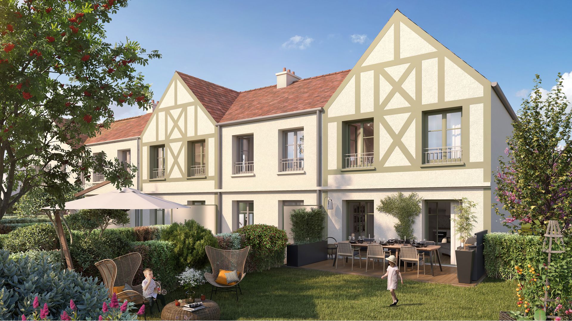 Greencity immobilier - achat appartements neufs du T1 au T3 et villas neuves du T3 au T5 - Résidence Duc de Sully - Rosny-sur-Seine  
