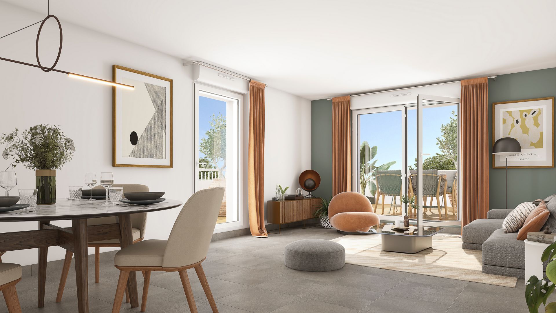 Greencity immobilier - achat appartements neufs T2 et T4 - Résidence Heredia - 31500 Toulouse