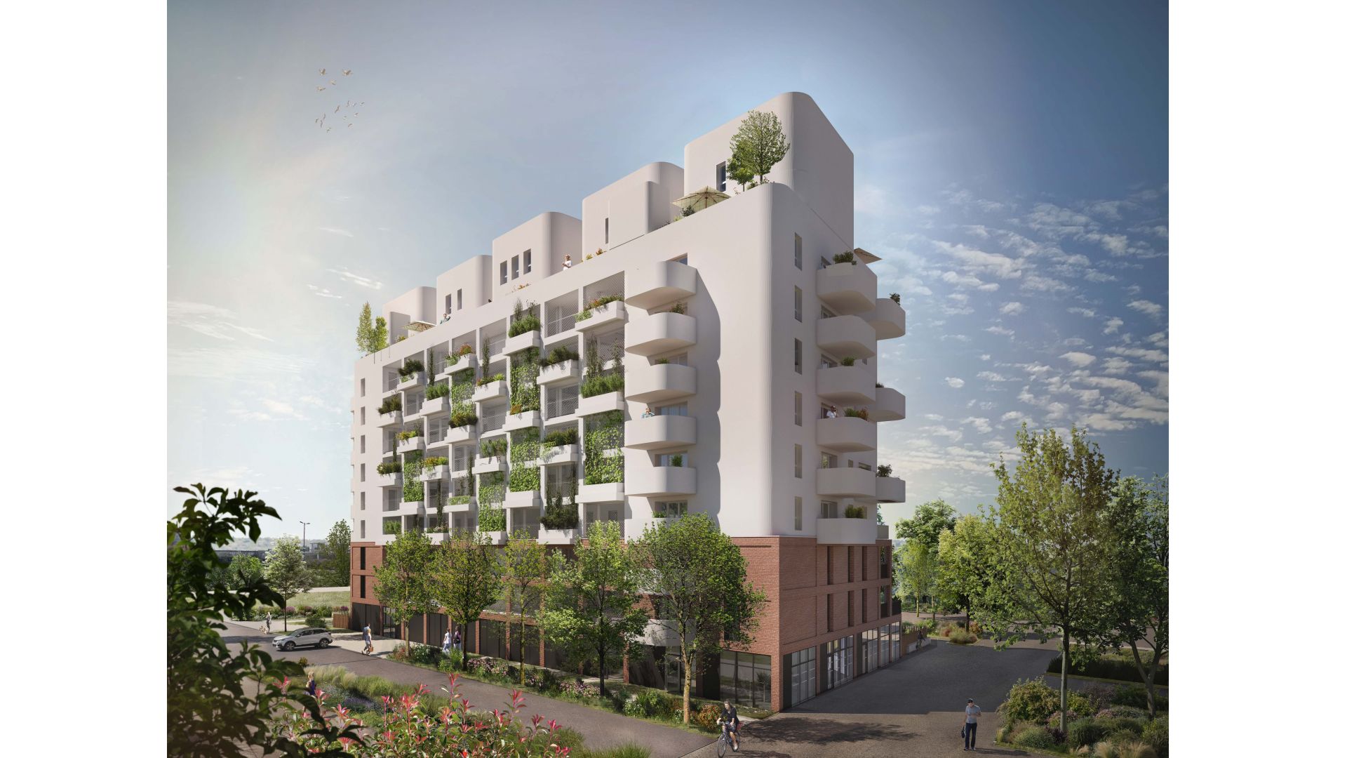 Greencity immobilier - achat appartements neufs du T2 au T5 Duplex - Résidence Home Spirit - 31400 Toulouse Montaudran  