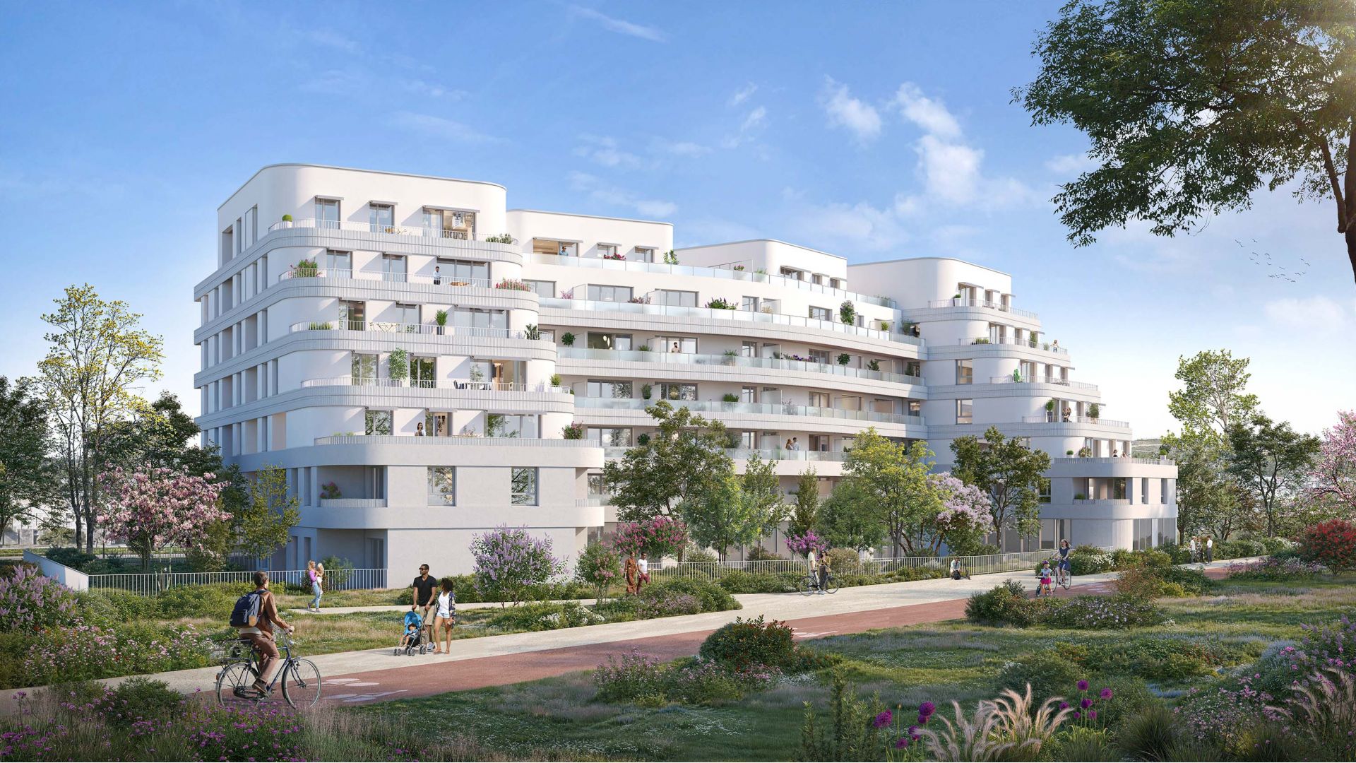 Greencity immobilier - achat appartements neufs du T2 au T5 - Résidence Home Spirit 2 - 31400 Toulouse Montaudran