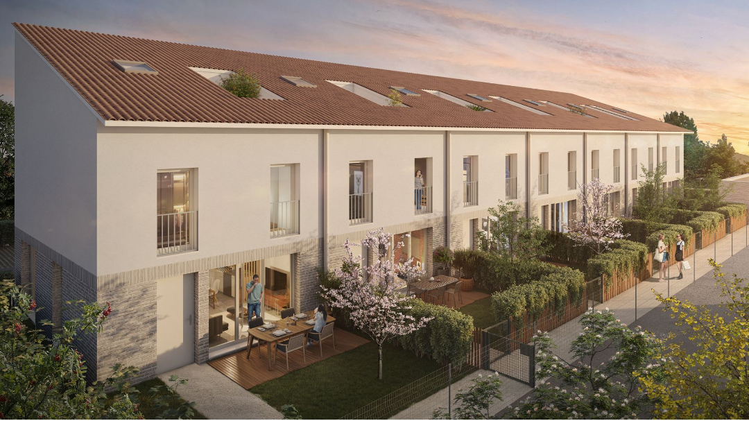 Greencity immobilier - achat appartements neufs du T2 au T3 Duplex - Résidence Les Jardins de Brennus - 31200 Toulouse