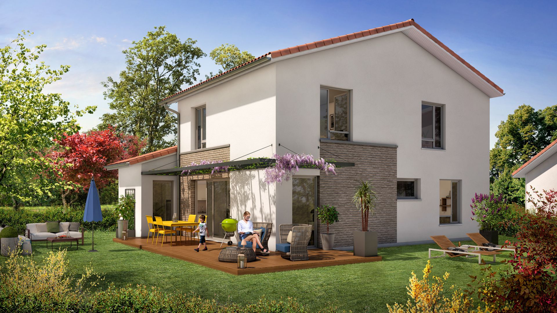 GreenCity Immobilier-La Bastide D'Adèle-Tournefeuille-31170-Villa T5