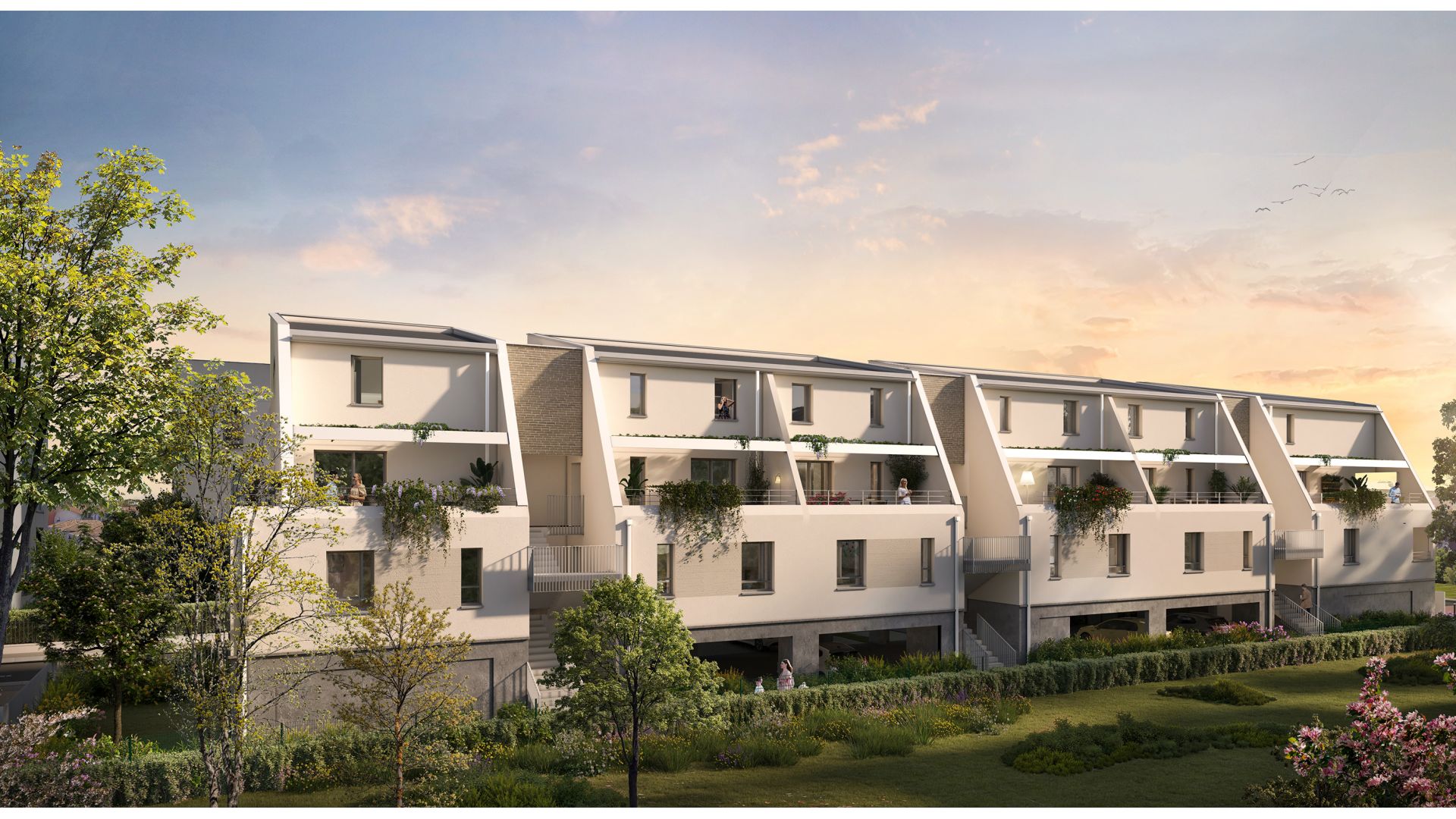 Greencity immobilier - achat appartements neufs du T1Bis au T3Duplex - Résidence La Frégate - Toulouse - Saint-Martin du Touch 31300