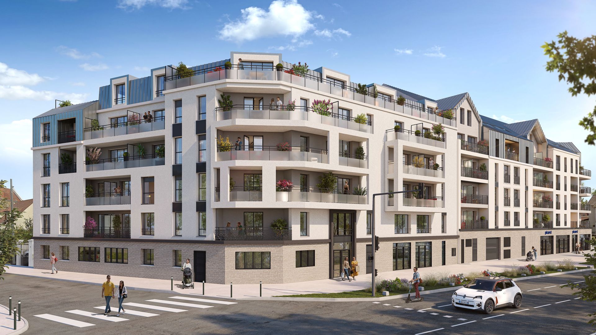 Greencity immobilier - achat appartements neufs du T1Bis au T3 - Résidence La Vicomté - 94430 Chennevières-sur-Marne