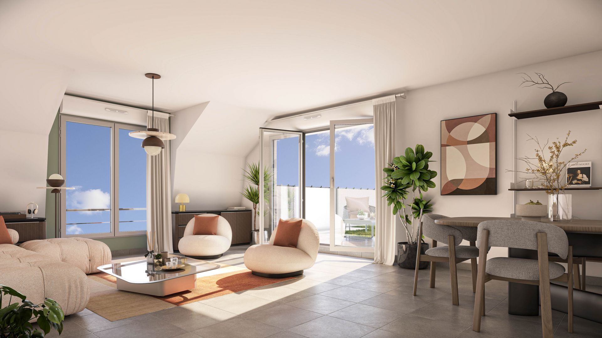 Greencity immobilier - achat appartements neufs du T1Bis au T3 - Résidence La Vicomté - 94430 Chennevières-sur-Marne