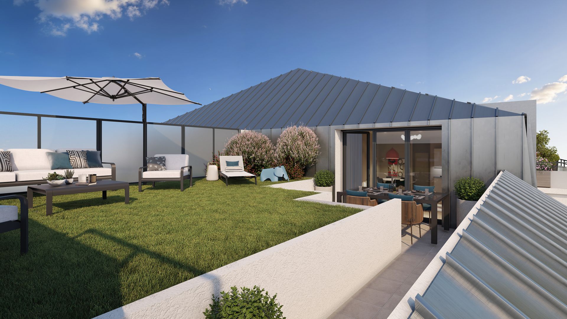 Greencity immobilier - achat appartements neufs du T1Bis au T3 - Résidence La Vicomté - 94430 Chennevières-sur-Marne