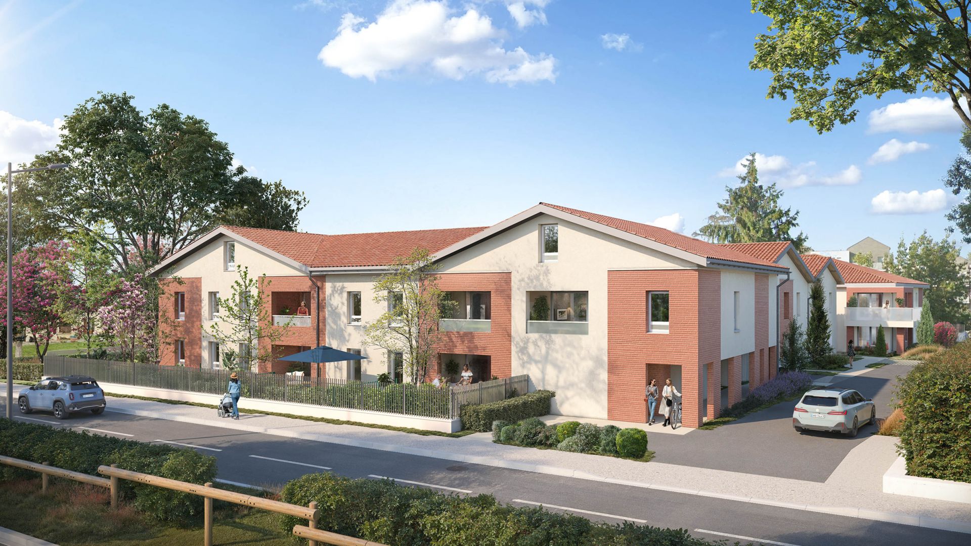 Greencity immobilier - achat appartements neufs du T2 au T4 - Résidence L'ALBATROS - Toulouse 31300