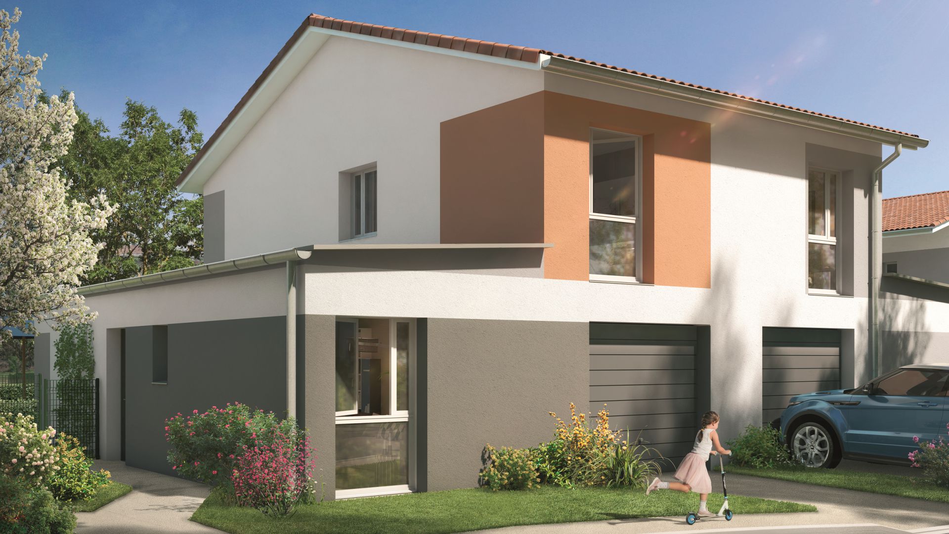 GreenCity immobilier - Aussonne 31840 - Résidence l azalee - achat villa neuve aussonne - T4 