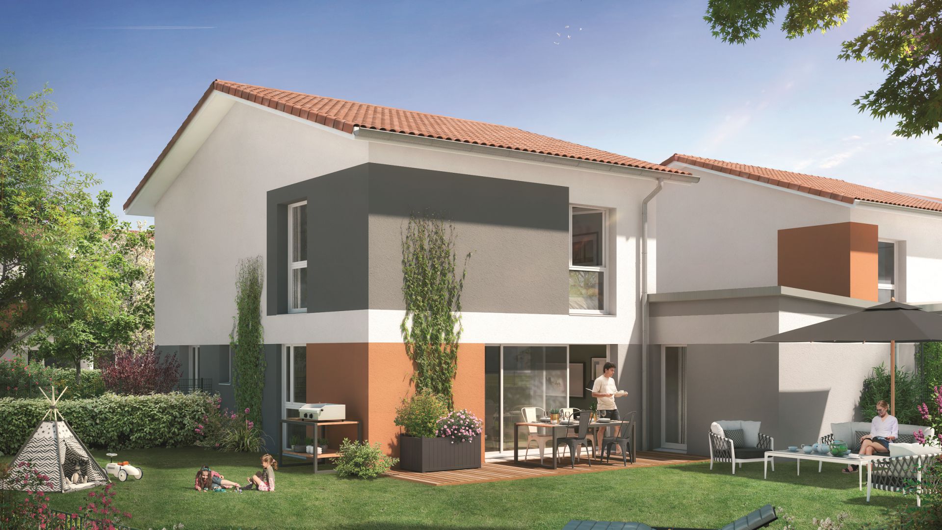 GreenCity immobilier - Aussonne 31840 - Résidence l azalee - achat villa neuve aussonne - T5