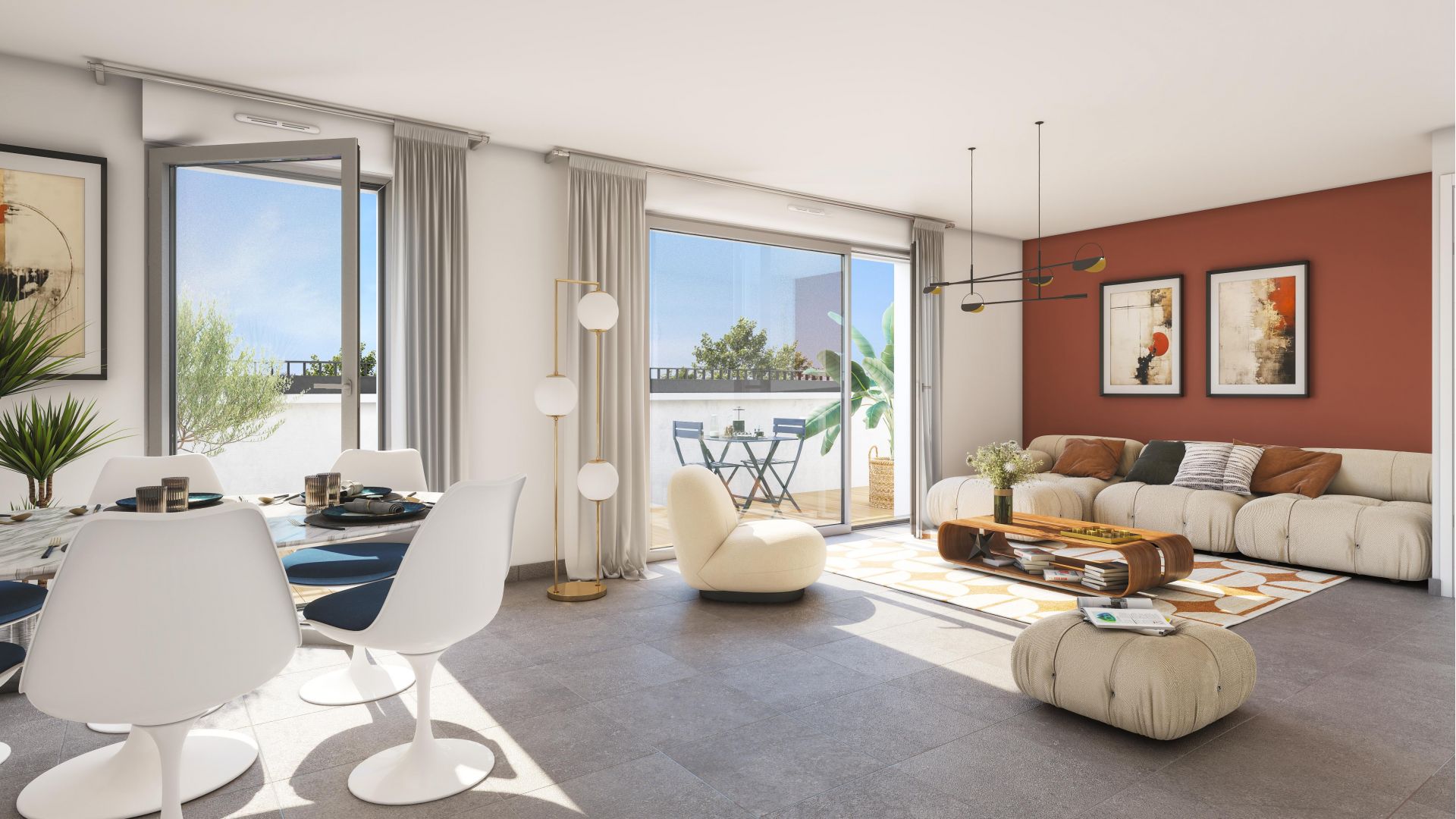 Greencity immobilier - achat appartements neufs du T2 au T4 - Résidence Le 220 - 31100 Toulouse