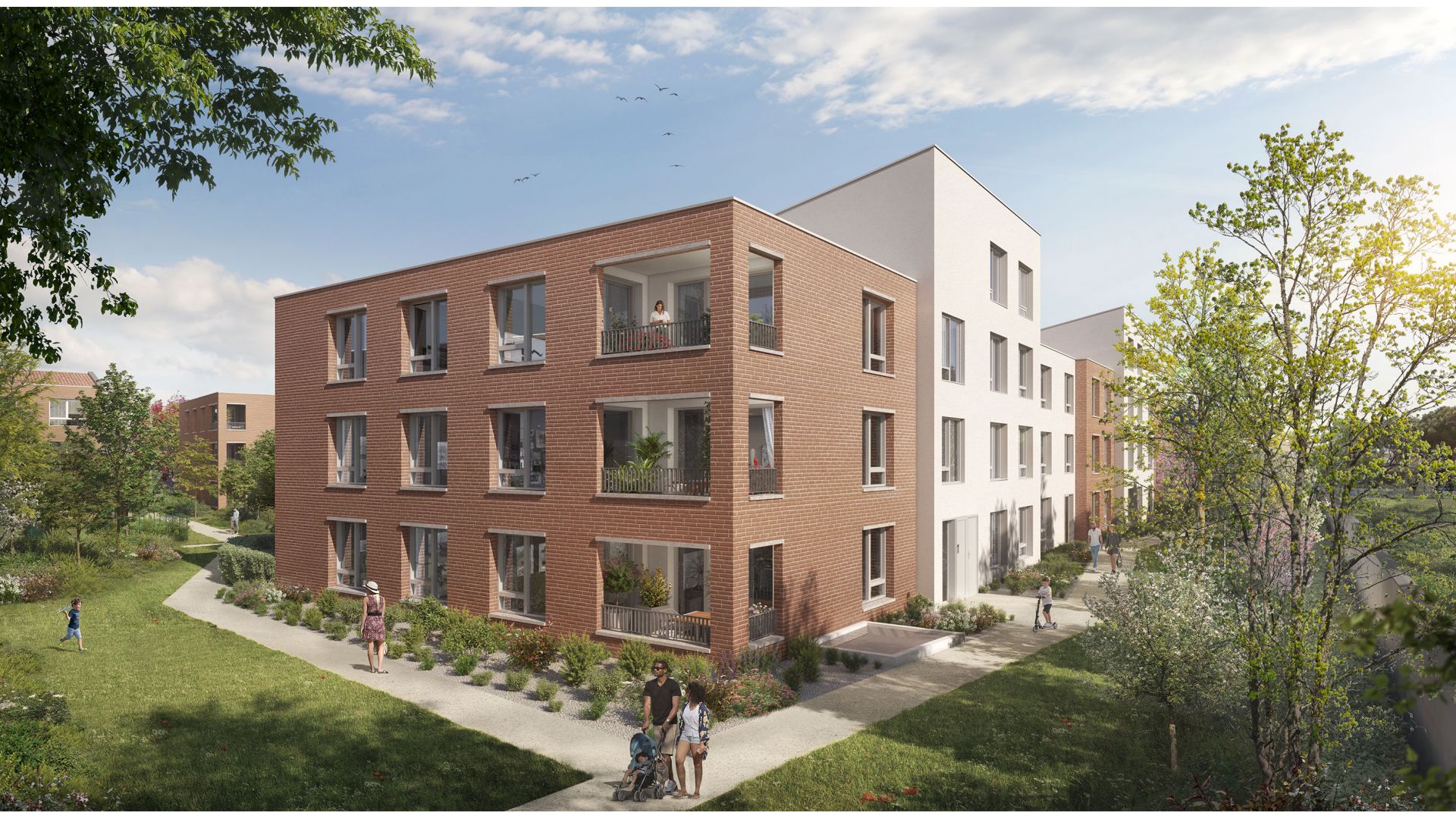 Greencity immobilier - achat appartements neufs du T1 au T4Duplex - Résidence  LE BELLINI - LE GARIBALDI - 31200 Toulouse  