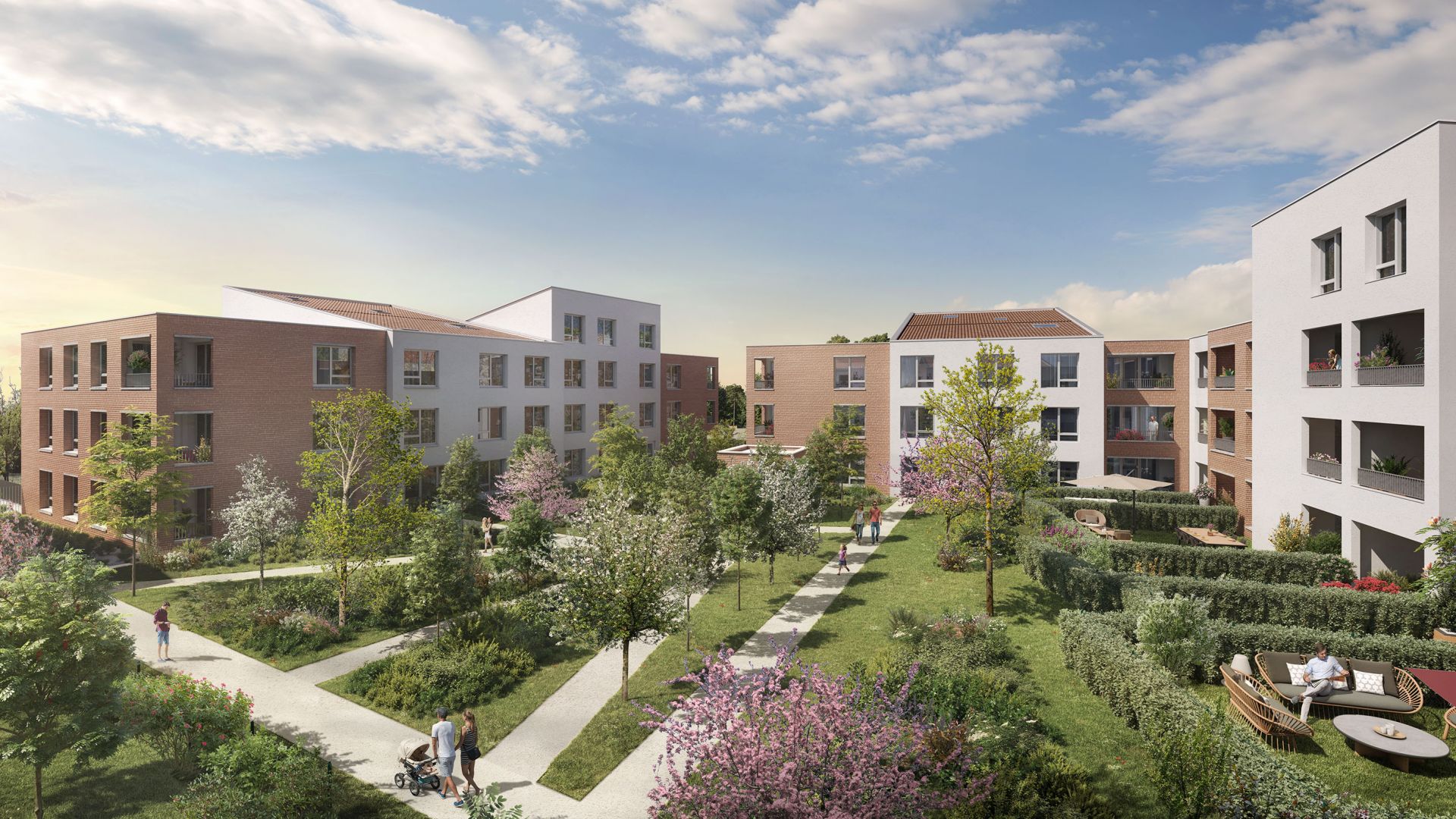 Greencity immobilier - achat appartements neufs du T1 au T4Duplex - Résidence  LE BELLINI - LE GARIBALDI - 31200 Toulouse  