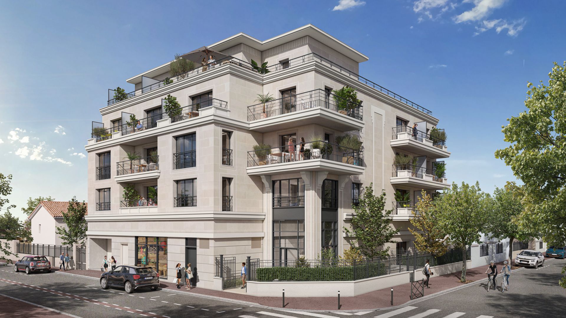 Greencity immobilier - achat appartements neufs du T1 au T2 - Résidence étudiante Le Cambridge - 94100 Saint-Maur-des-Fossés