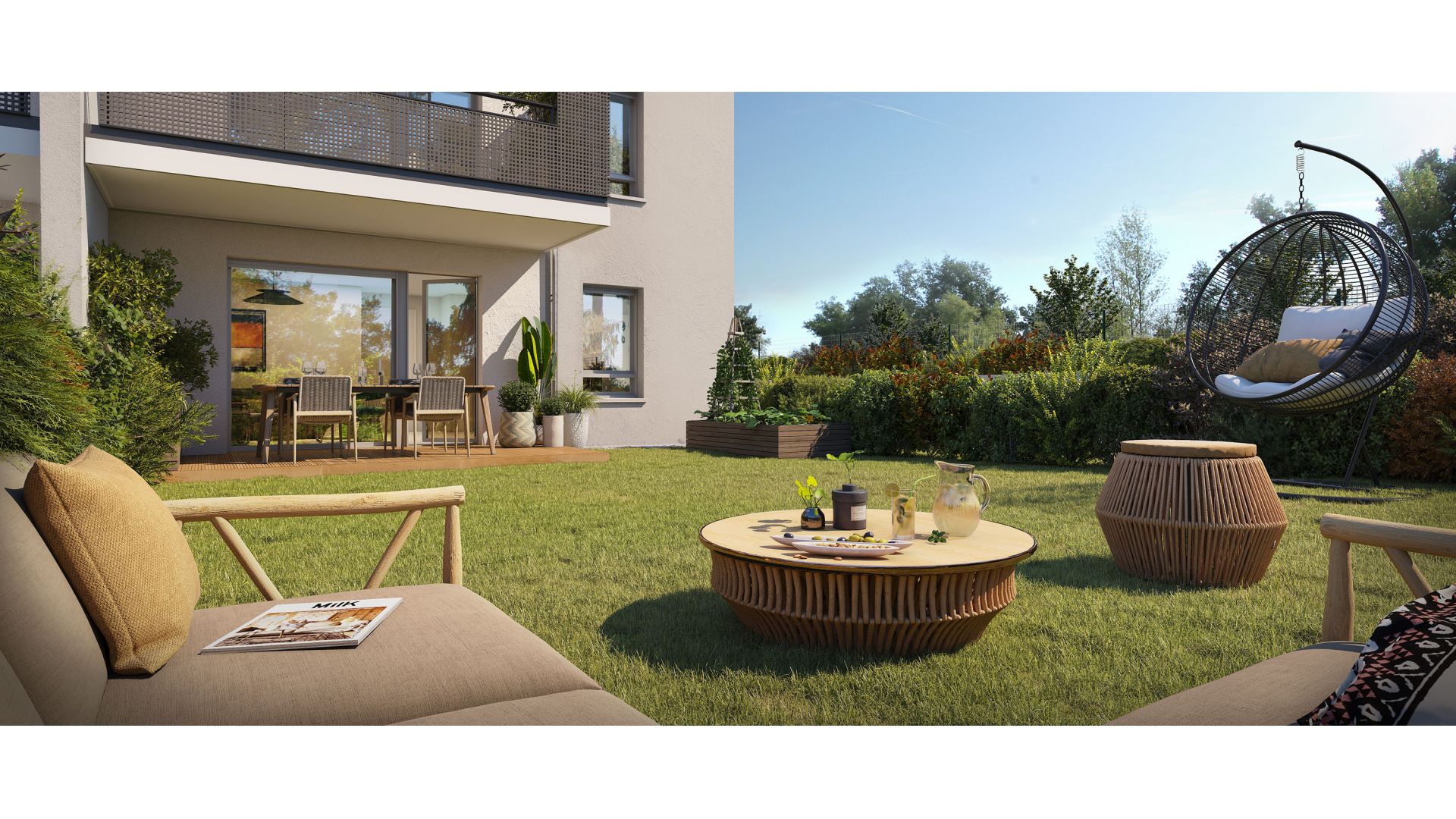 Greencity immobilier - achat appartements neufs du T2 au T3 - Résidence Le Candice - BRUGUIÈRES 31150