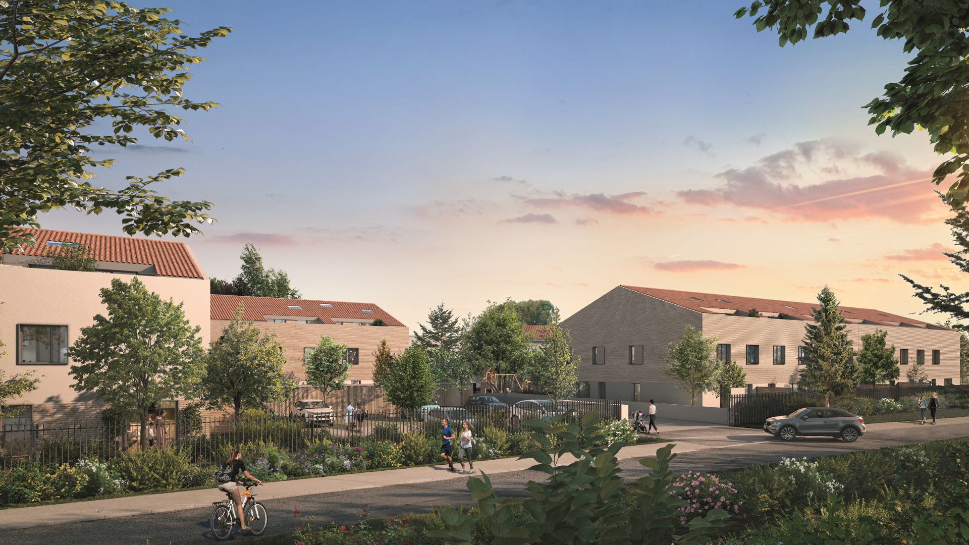 Greencity immobilier - achat appartements neufs du T2 au T5 - Résidence Le Clairbois - 31270 Cugnaux