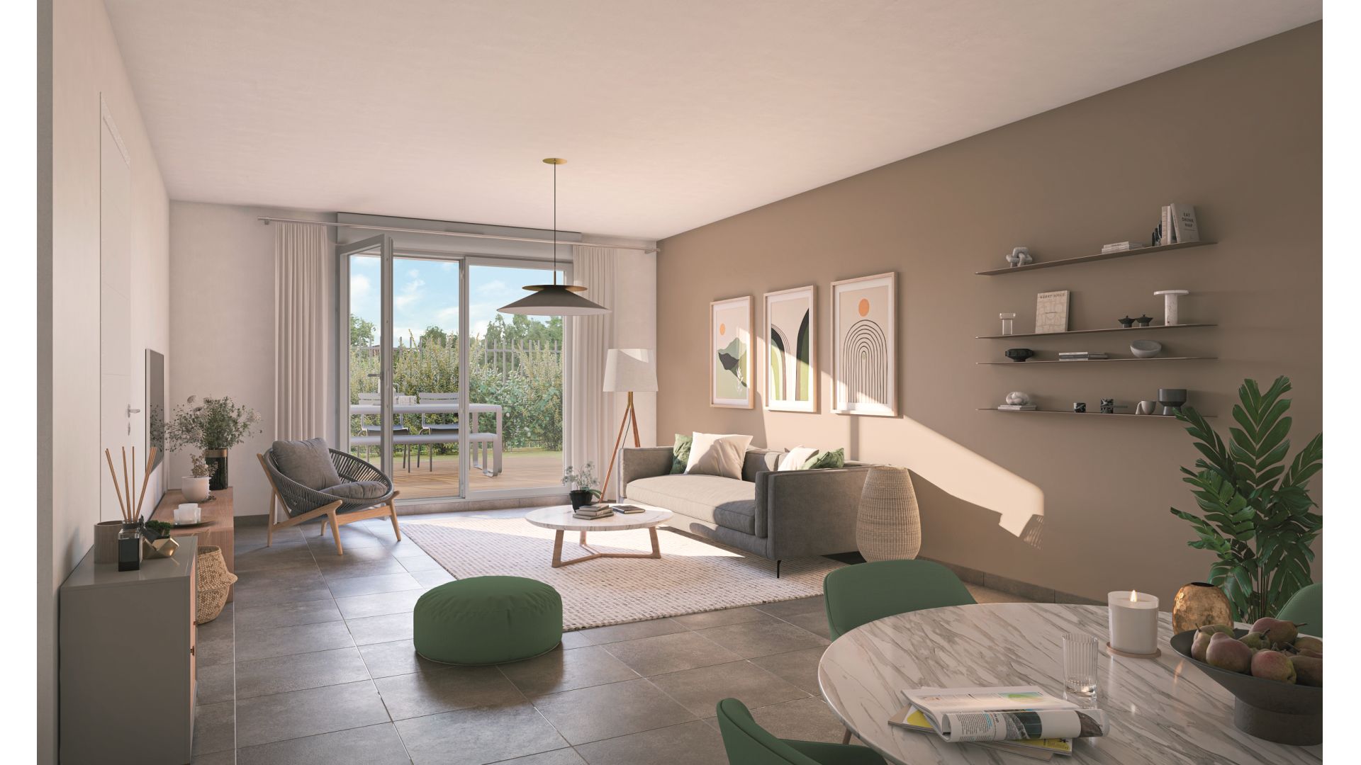 Greencity immobilier - achat appartements neufs du T2 au T5 - Résidence Le Clairbois - 31270 Cugnaux