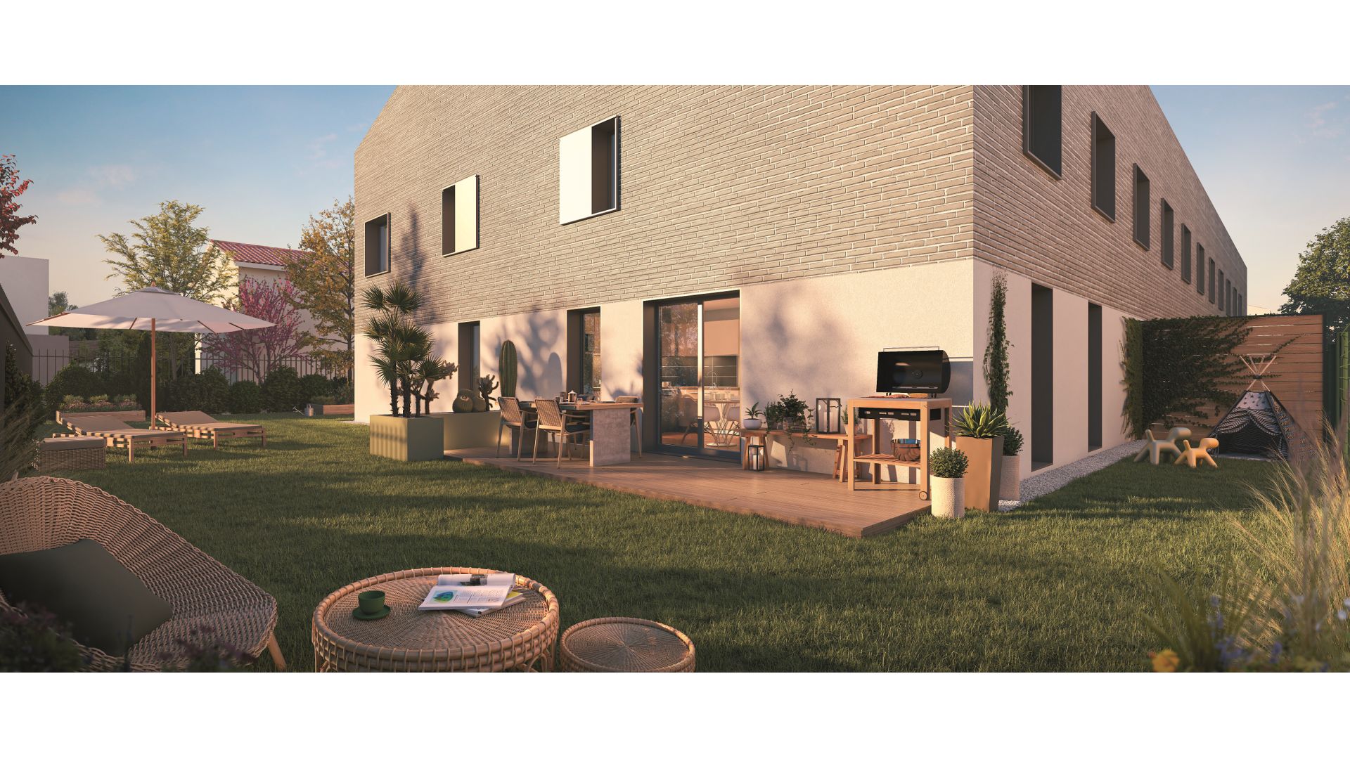 Greencity immobilier - achat appartements neufs du T2 au T5 - Résidence Le Clairbois - 31270 Cugnaux