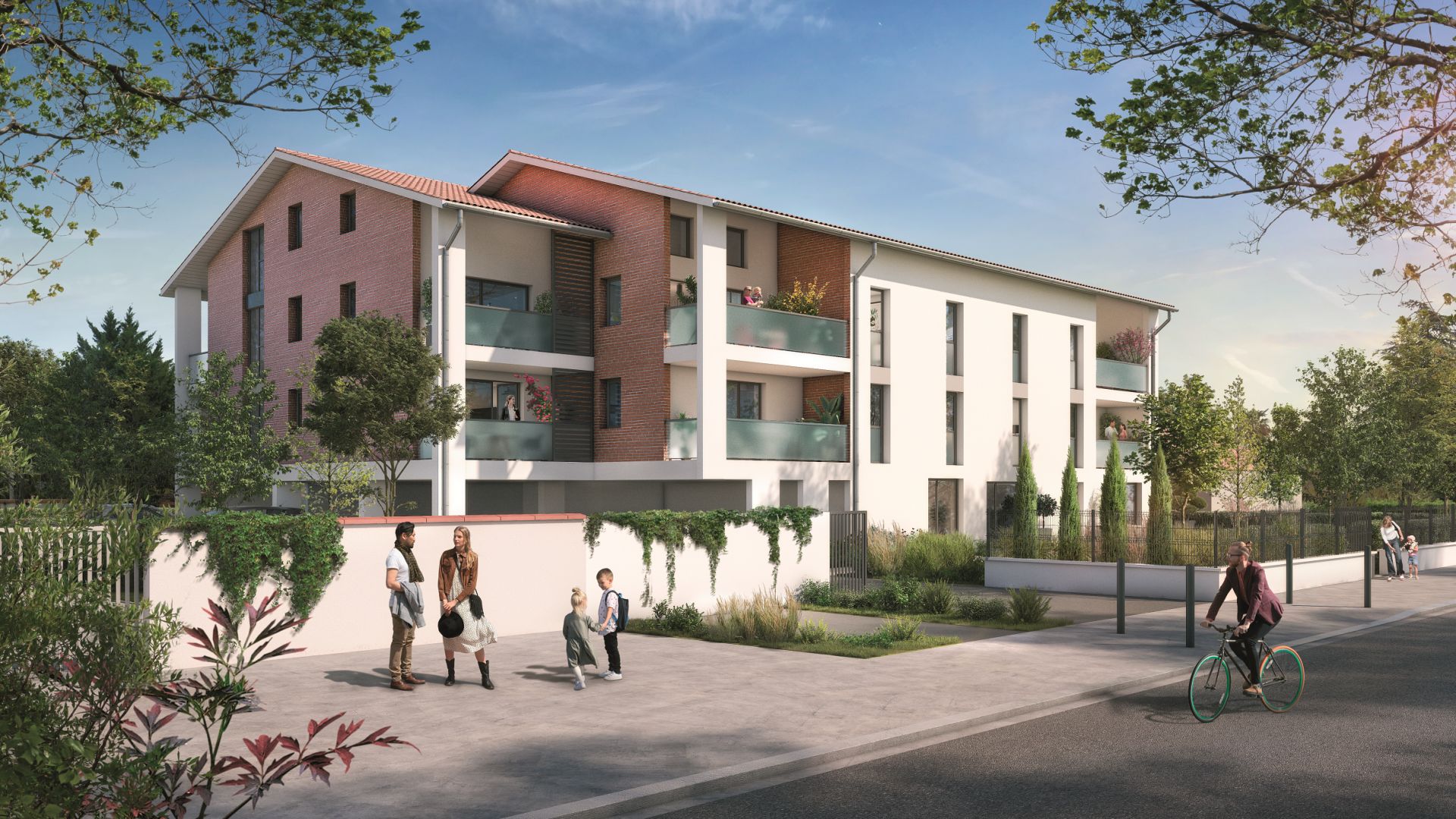 Greencity immobilier - achat appartements neufs du T1Bis au T4Duplex - Résidence Clos des Feuillants - 31200 Toulouse