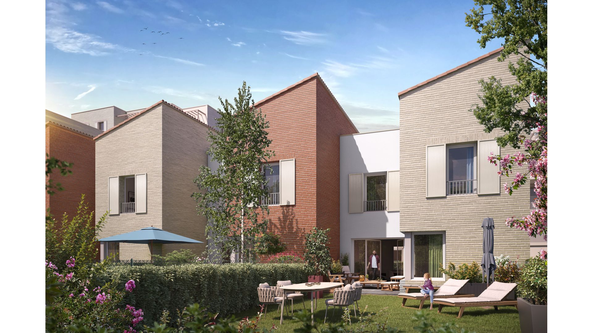 Greencity immobilier - achat appartements et villas neuves du T2 au T5 - Résidence Le Cybèle - 31400 Toulouse Rangueil -villas