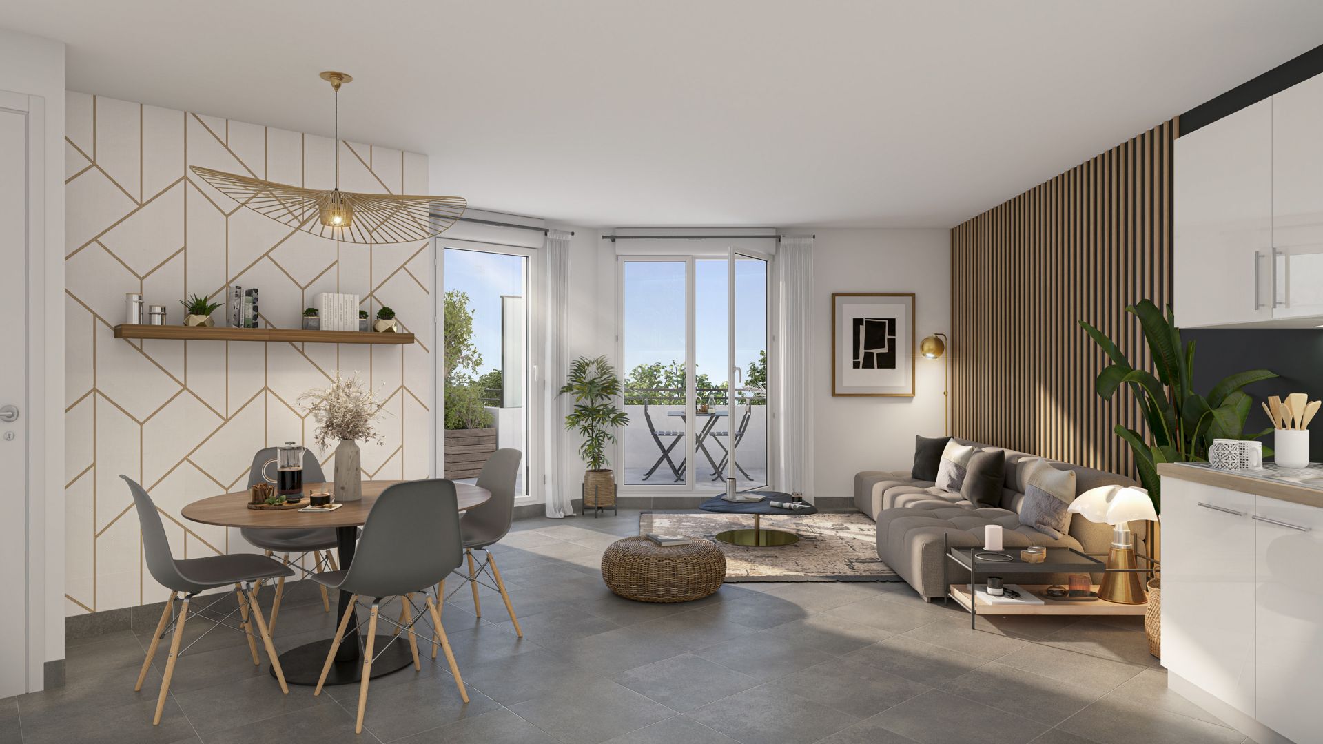 Greencity immobilier - achat appartements neufs du T1 au T3 - Résidence Le Fairway - 93270 Sevran
