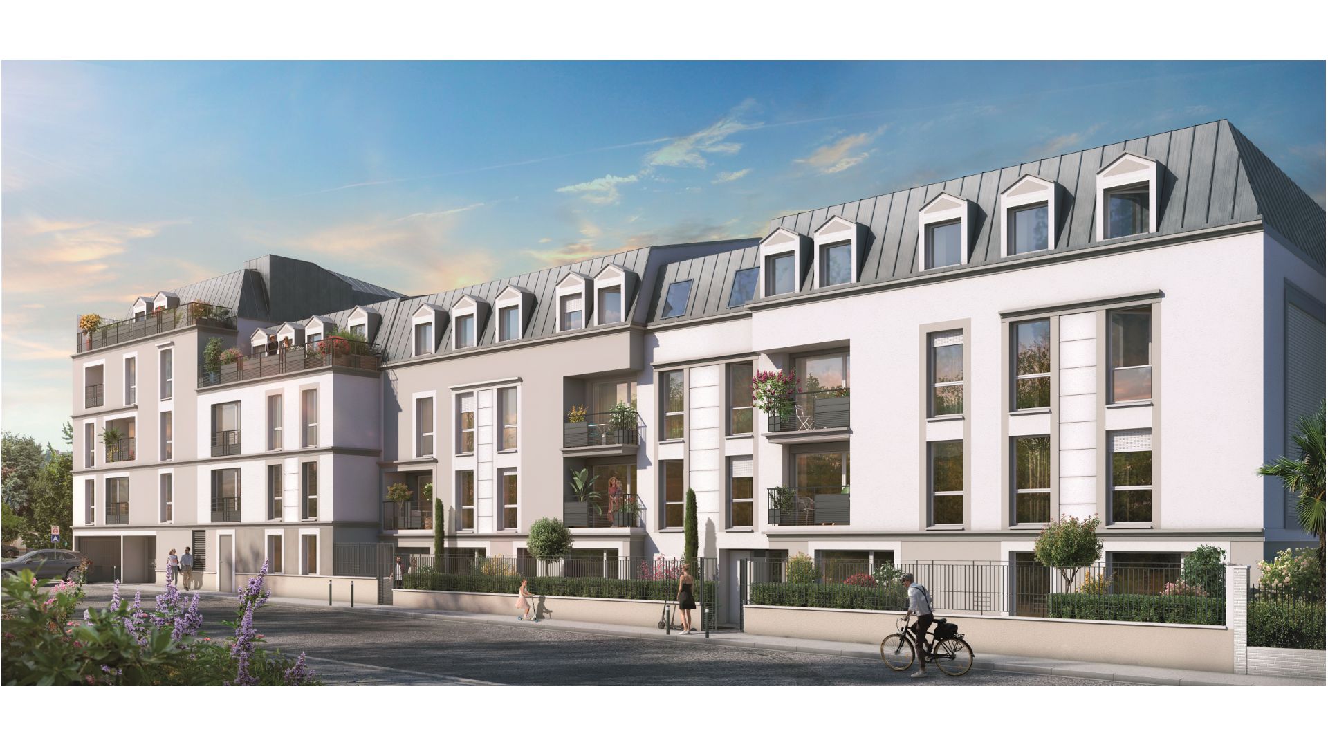 Greencity Immobilier - Résidence Le Fantasio - achat appartements du T1 au T3 - Savigny-sur-Orge 91600