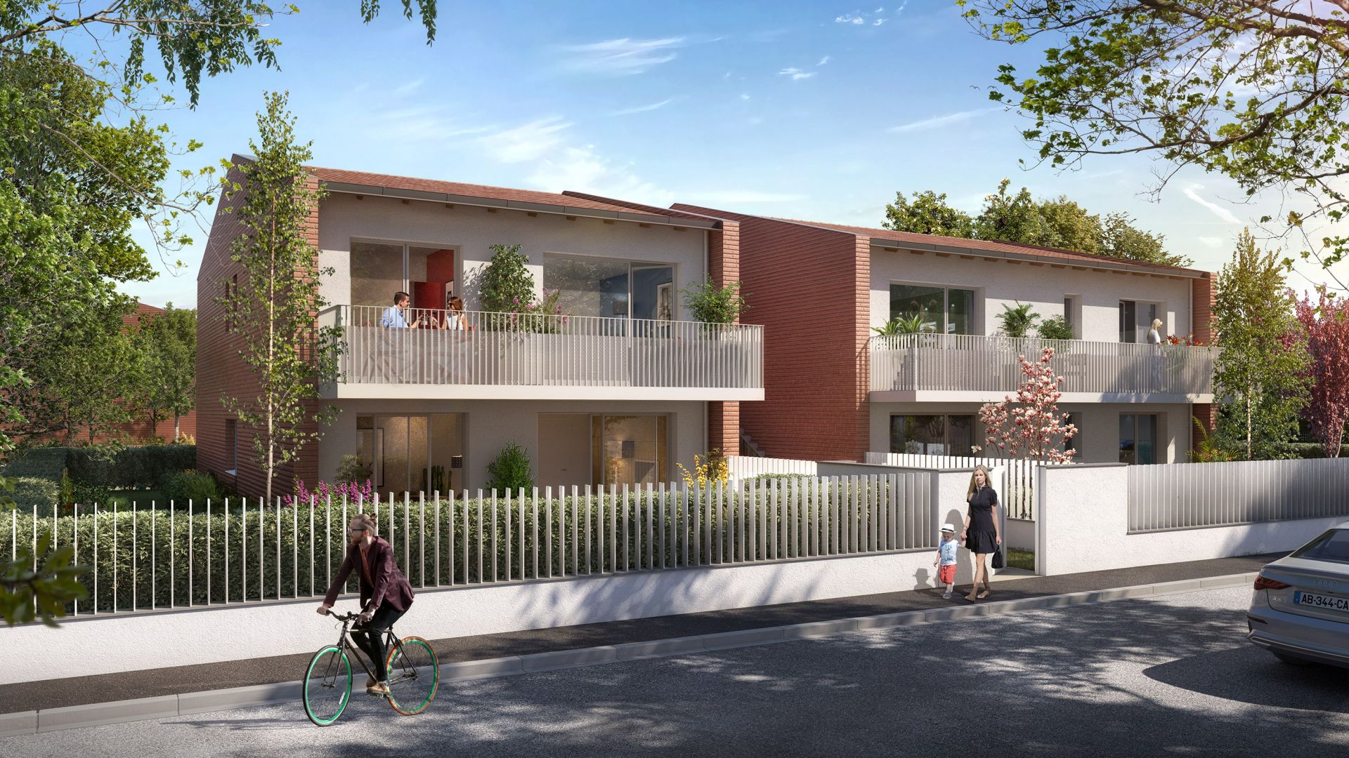 Greencity immobilier - achat immobilier neuf - appartements et villas du T2au T4 - Résidence Le Gardénia -31100 Toulouse Saint-Simon