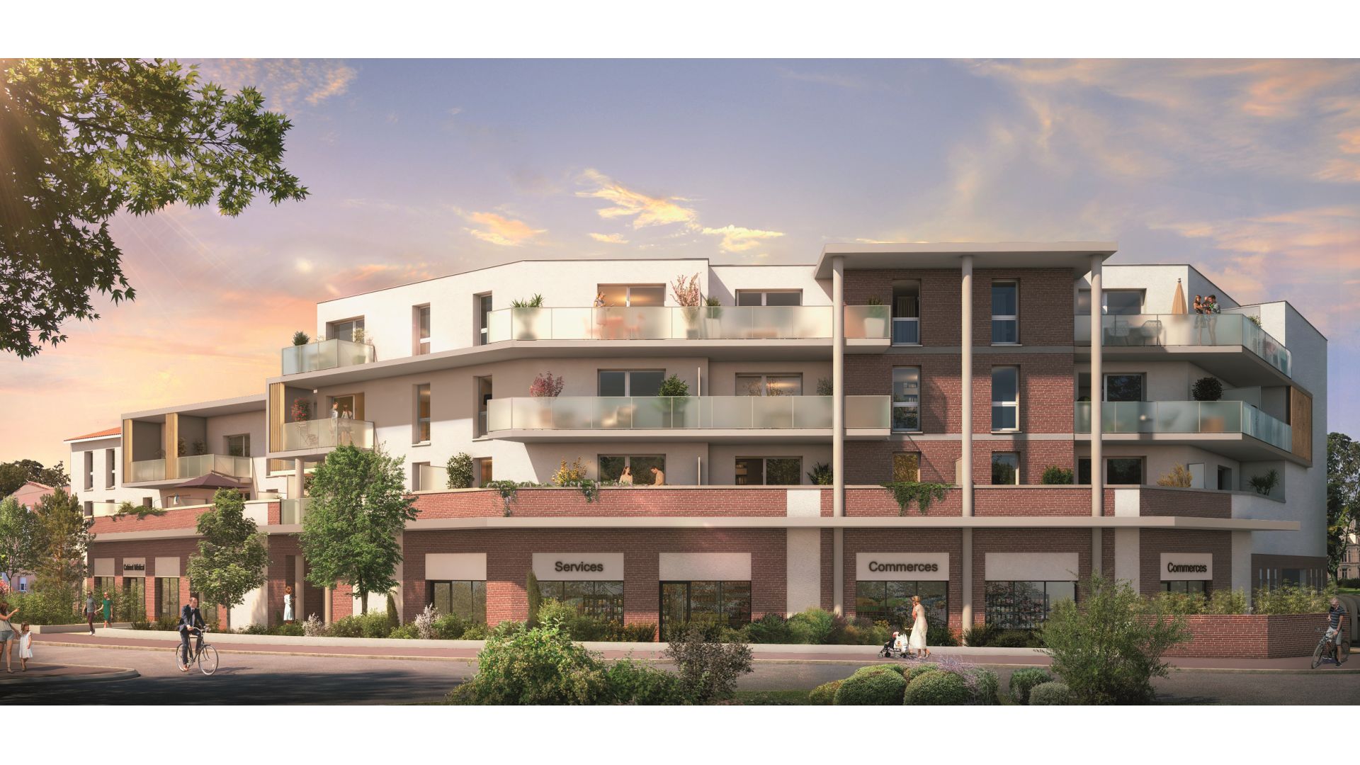 Greencity Immobilier - Le Madison - 31860 Labarthe sur Lèze - achat appartements neufs du T2 au T3 