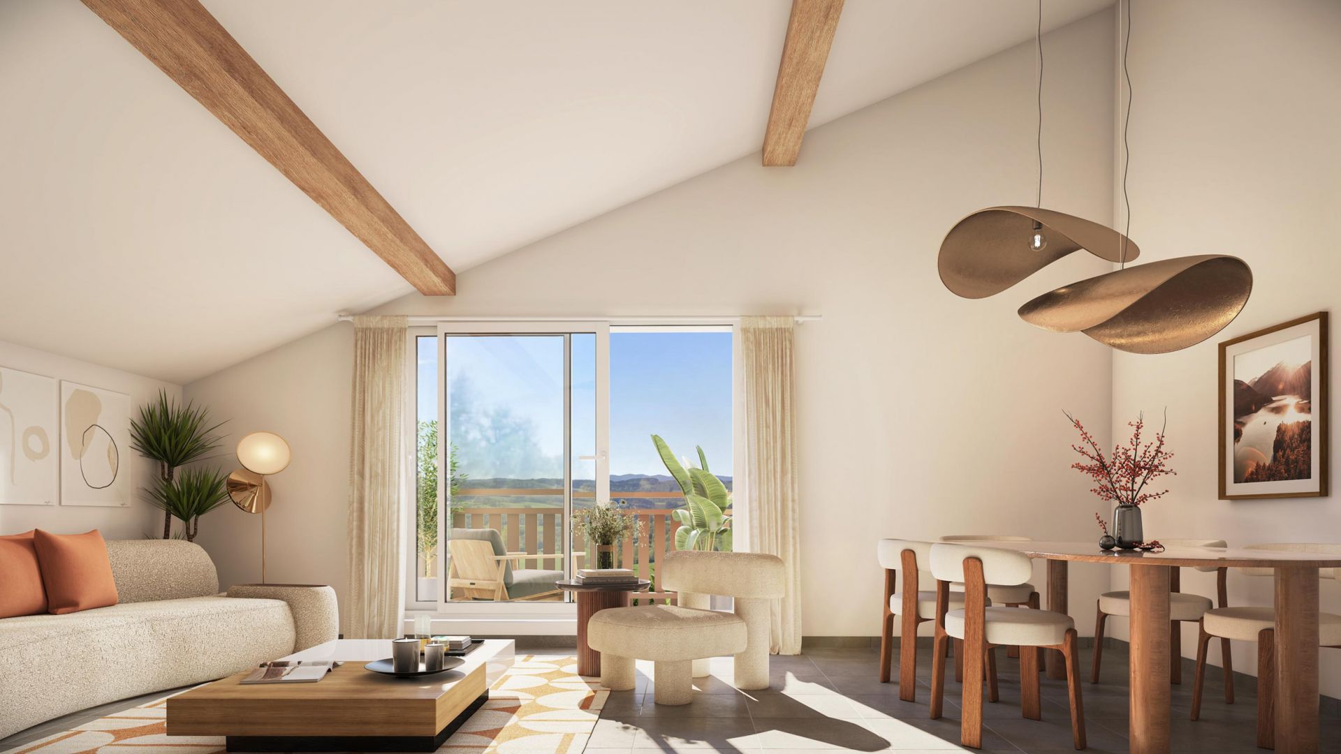 Greencity immobilier - achat appartements neufs du T1 au T4 - Résidence Le Melrose - 74350 Cercier